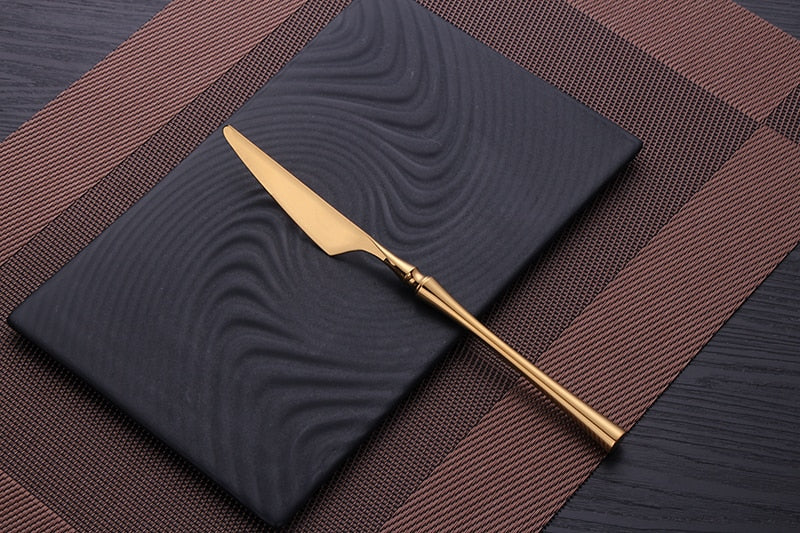 Golda | Gold Cutlery Set
