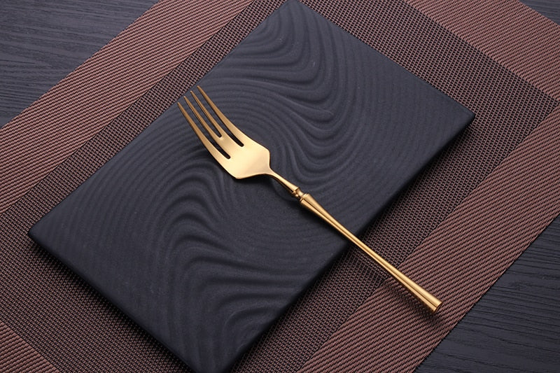 Golda | Gold Cutlery Set