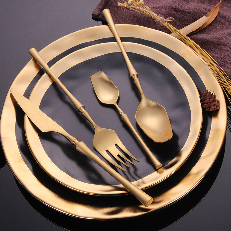 Golda | Gold Cutlery Set