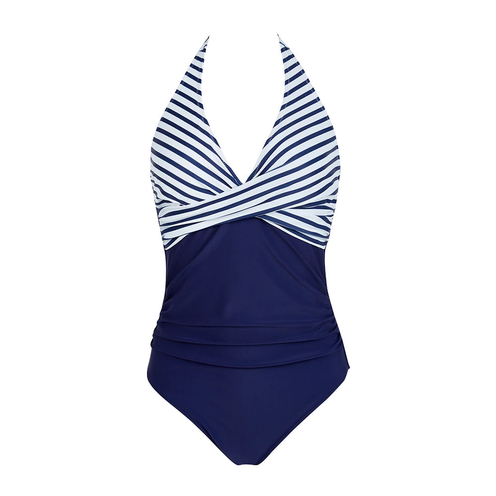 Halter Neck Ladies' Swimsuit - Comfortable and Stylish