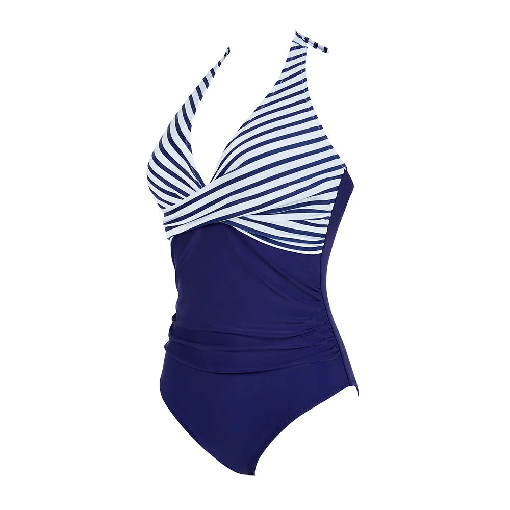 Halter Neck Ladies' Swimsuit - Comfortable and Stylish
