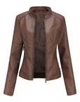 Hanneke - Stylish Leather Jacket