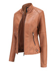 Hanneke - Stylish Leather Jacket