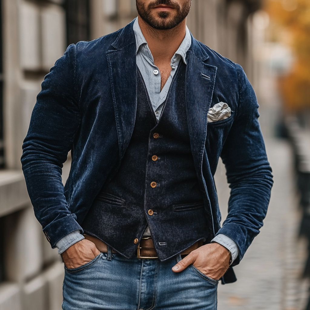 Heiko - Cashmere Blazer and Waistcoat