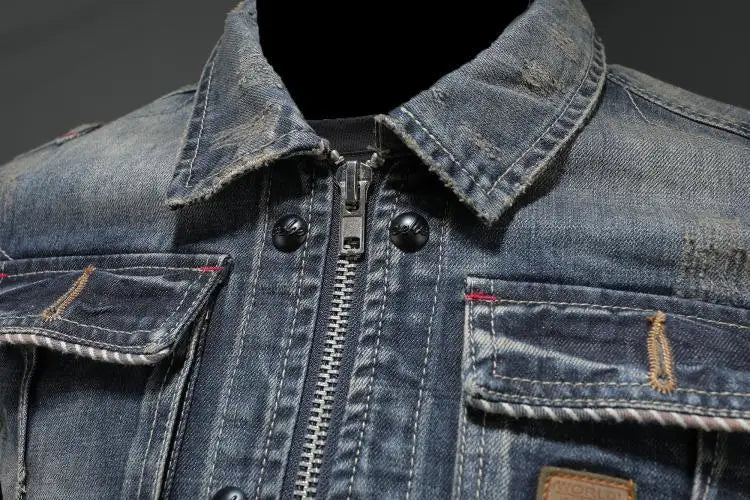 Henry - Retro Denim Jacket