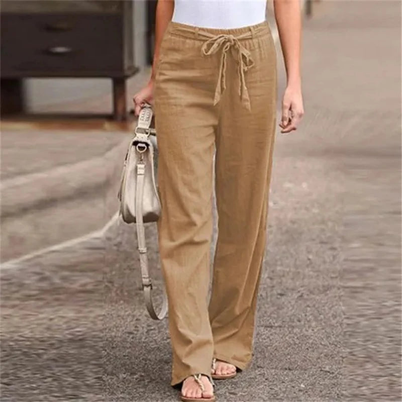 Ilnara - Linen Stretch Trousers