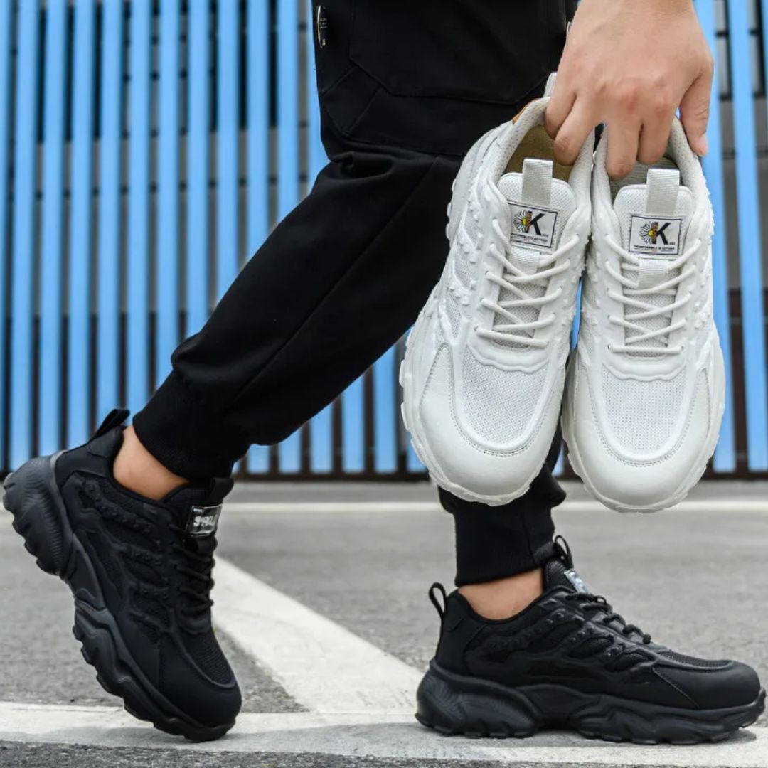 Indestructible Work Sneakers with Steel Toe | Anti-crush and Puncture Resistant