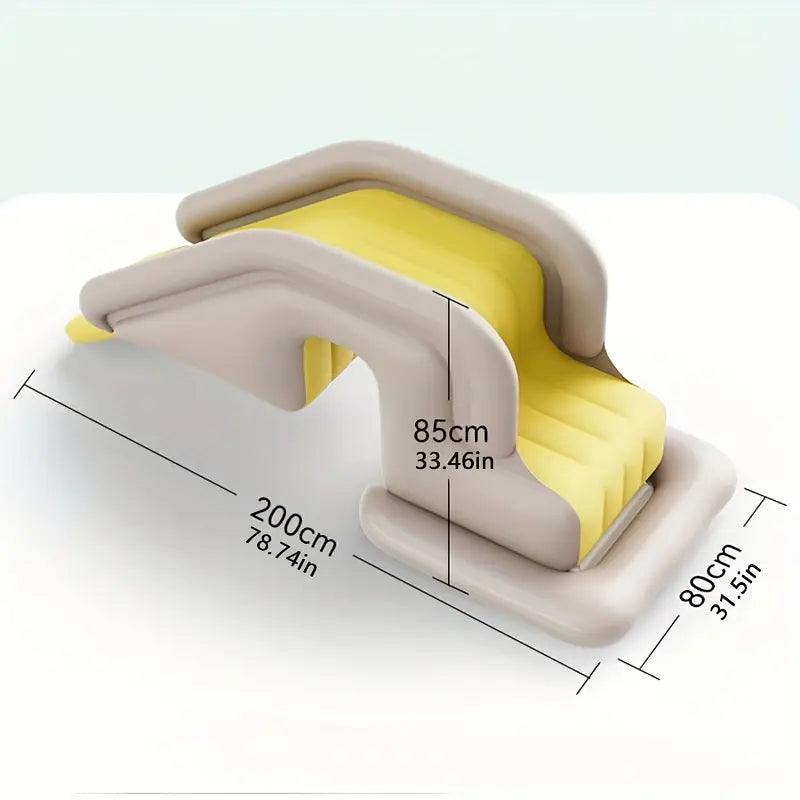 Inflatable Circular Swimming Pool with Slide