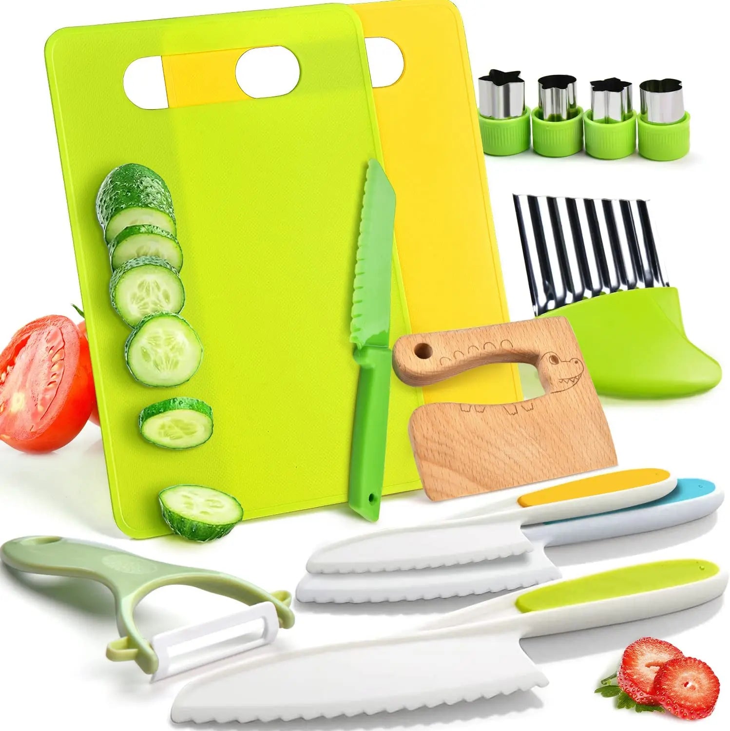 Junior Chef Set - Safety in the kitchen - Children's cutting set