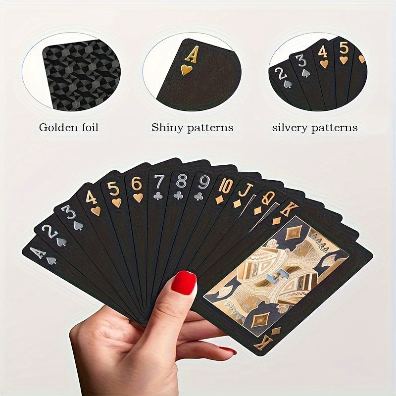 KaartMeesters - Black Waterproof Poker Cards with Box