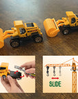 KidzConstruct - Construction Vehicles Play Set Advent Calendar Educational and Creative