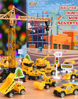 KidzConstruct - Construction Vehicles Play Set Advent Calendar Educational and Creative