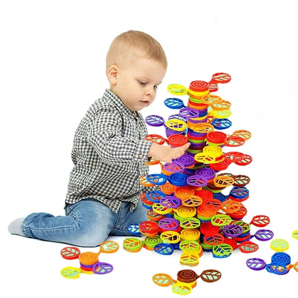 KidzWiz - Rainbow Tree Stacking Game for Children Educational and Fun