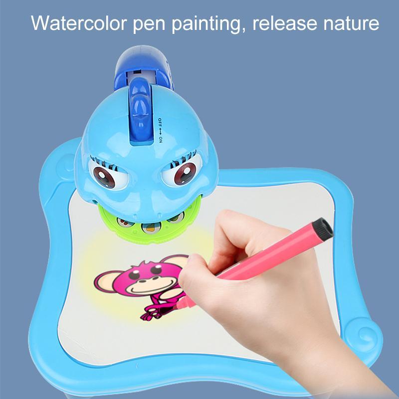 KinderProjector - LED Drawing Projector with Music Educational Toy for Children