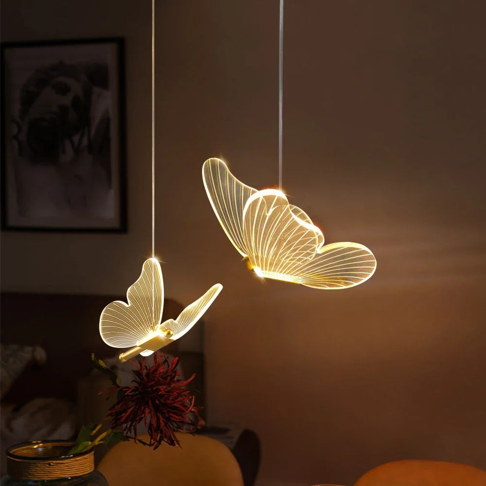 LED Butterfly Pendant Lights - ButterLuxe