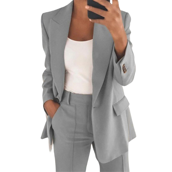 Ladies' Blazer with Trousers - Elegant and Stylish