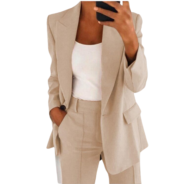 Ladies' Blazer with Trousers - Elegant and Stylish