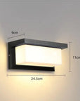 Laguna - LED Outdoor Wall Light with Motion Sensor