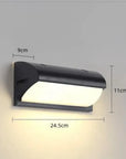 Laguna - LED Outdoor Wall Light with Motion Sensor