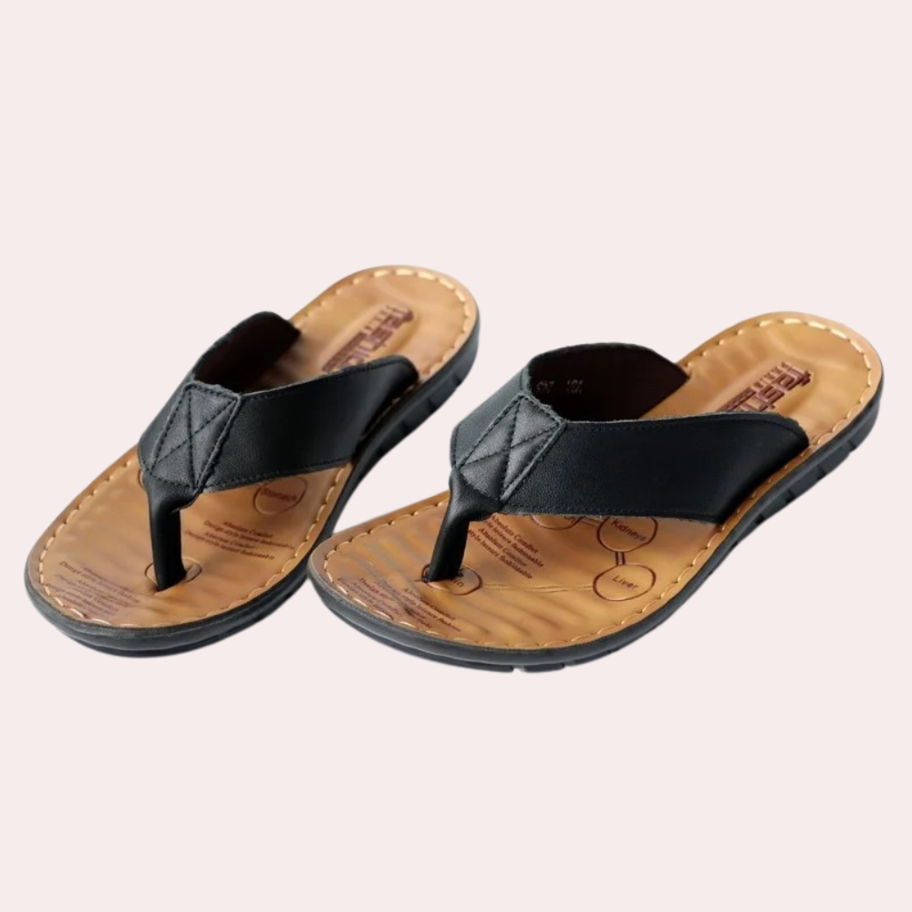Leather Casual Slippers for Men - Martin