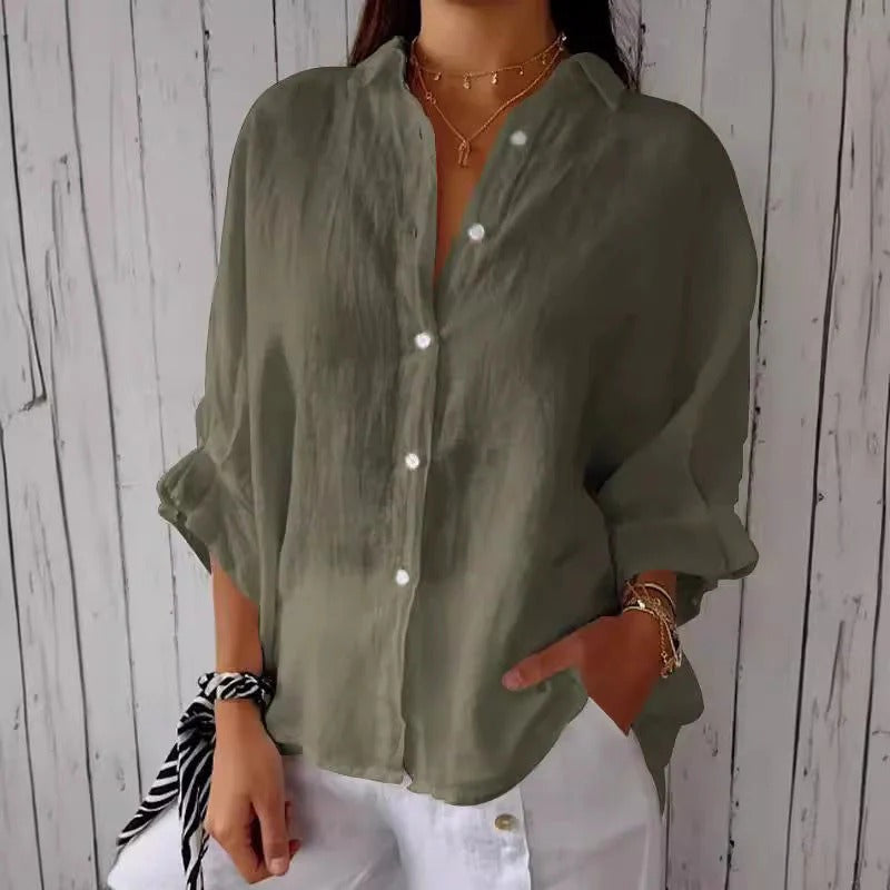 Linen Women's Blouse - Sophie