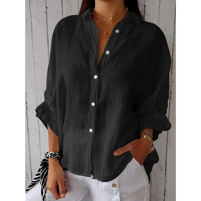 Linen Women's Blouse - Sophie