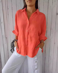 Linen Women's Blouse - Sophie