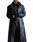 Long Leather Jacket for Men