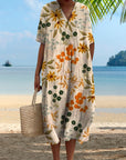 Lora - Colourful Floral Summer Dress