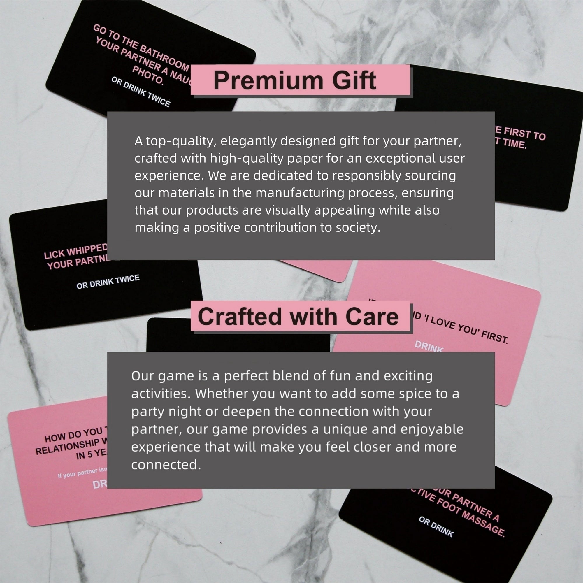 Love &amp; Laughter - Drunk Lovers Drinking Game for Romantic Evenings