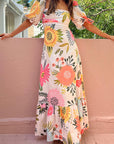 Luxe Carola | Maxi Dress with Floral Print