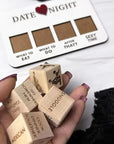 Luxury Gift - Wooden Date Night Dice Set Romantic and Exciting