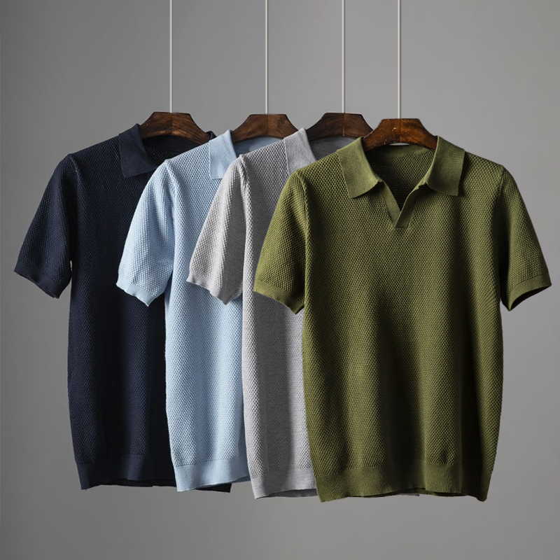 Luxury Men's Polo Shirt Made from Organic Cotton
