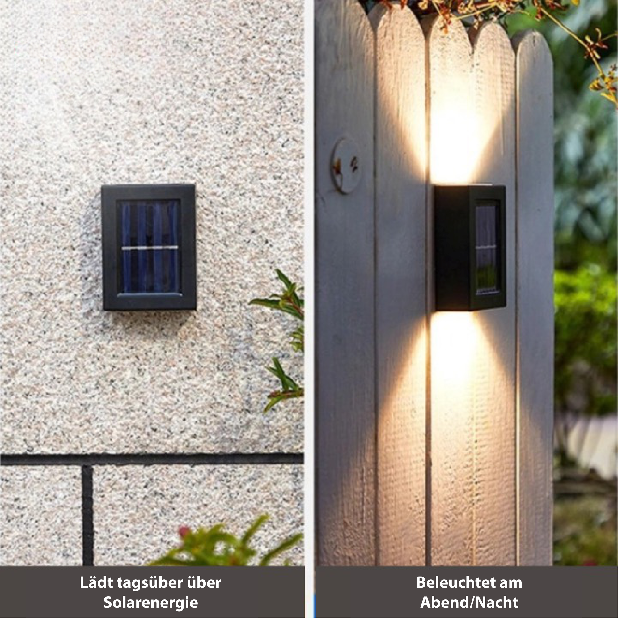 Luxury Wireless Solar LED Wall Lights - SolarGlow