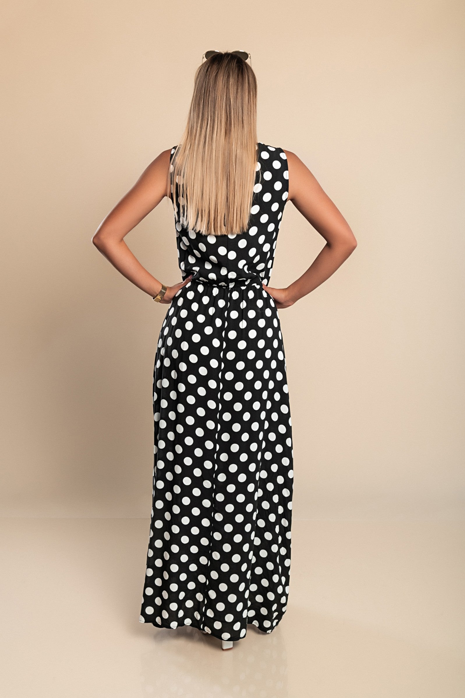 Lyna - Polka Dot Maxi Dress