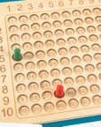 MATHSGURU - Montessori Wooden Multiplication Board Game