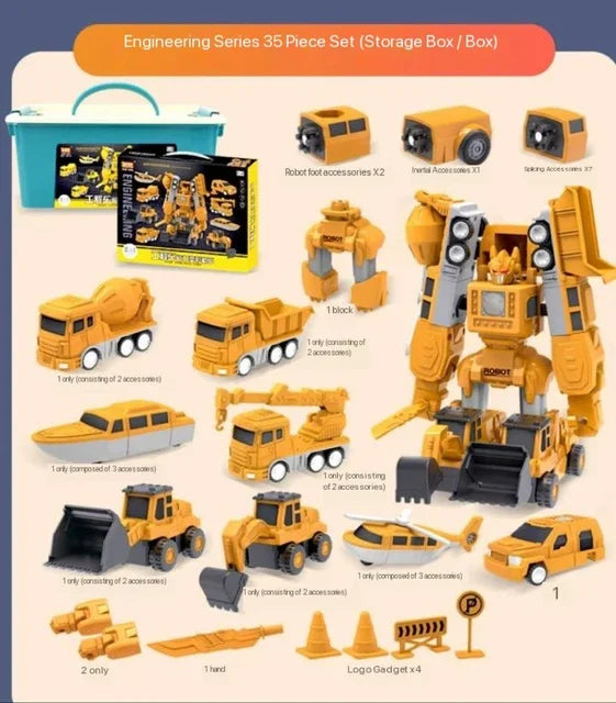 MagnaMix - From Truck to Transformer - Toy Truck Transformer