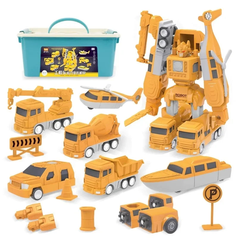MagnaMix - From Truck to Transformer - Toy Truck Transformer