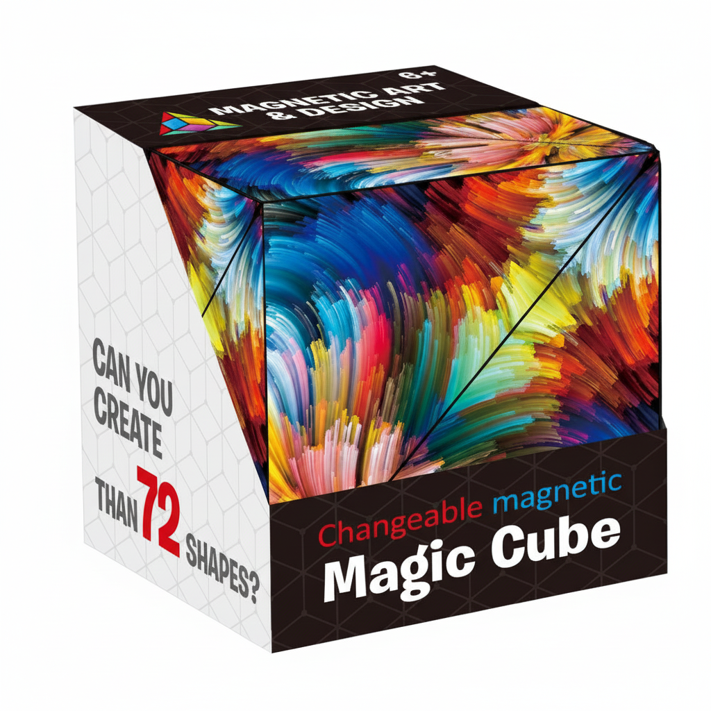 Magnetic Magic Cube - Interchangeable and Educational