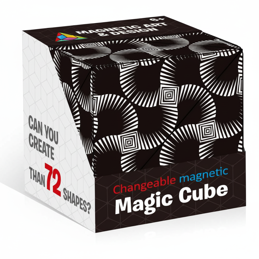 Magnetic Magic Cube - Interchangeable and Educational