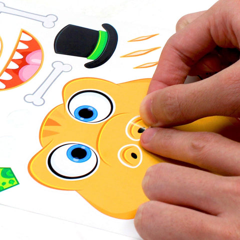 Make-a-Face Sticker Sheets (36 pieces) | Unleash your Creativity!