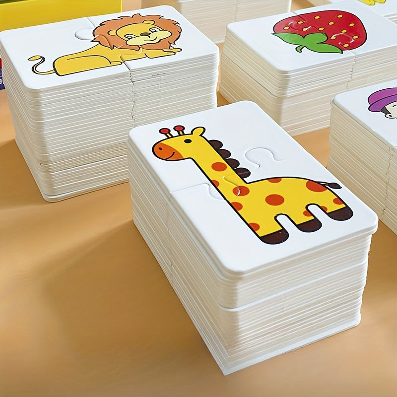 MatchCards - Animal and Fruit Theme Flash Cards for Children