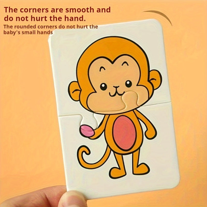 MatchCards - Animal and Fruit Theme Flash Cards for Children