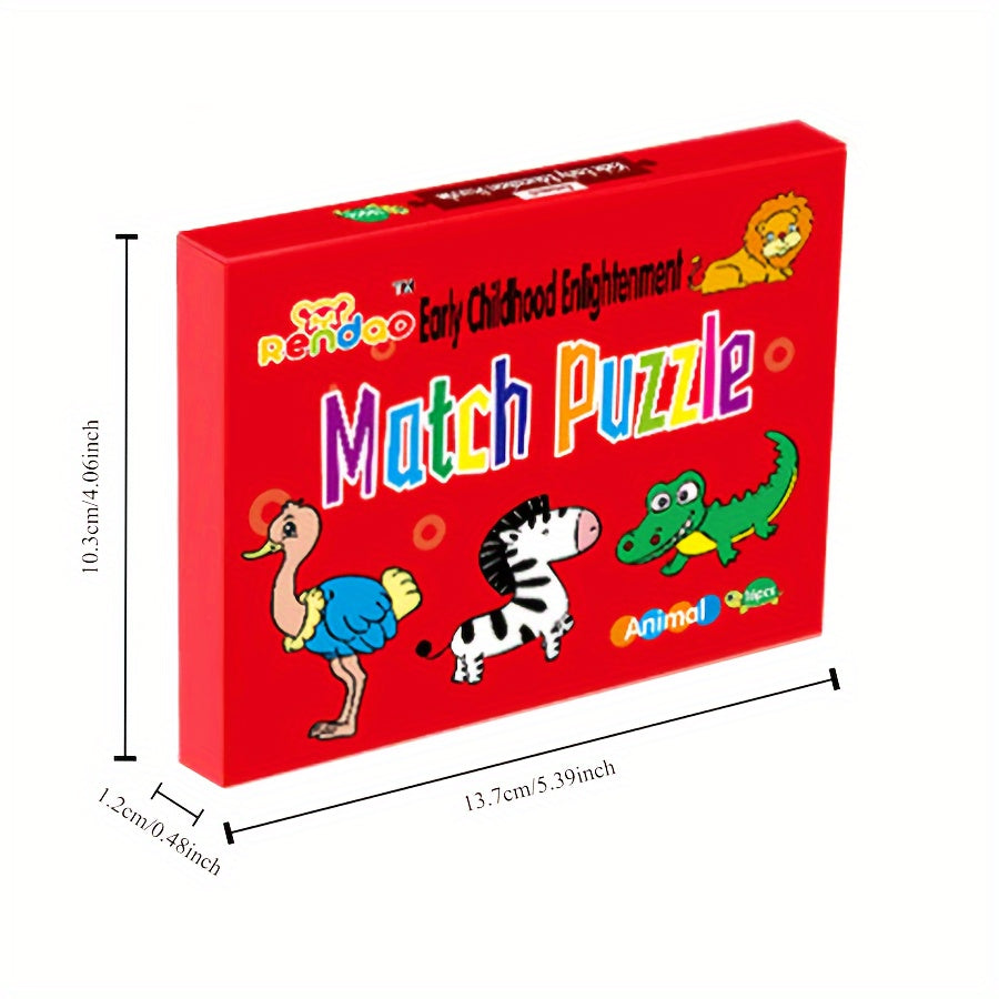 MatchCards - Animal and Fruit Theme Flash Cards for Children