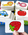 MatchCards - Animal and Fruit Theme Flash Cards for Children