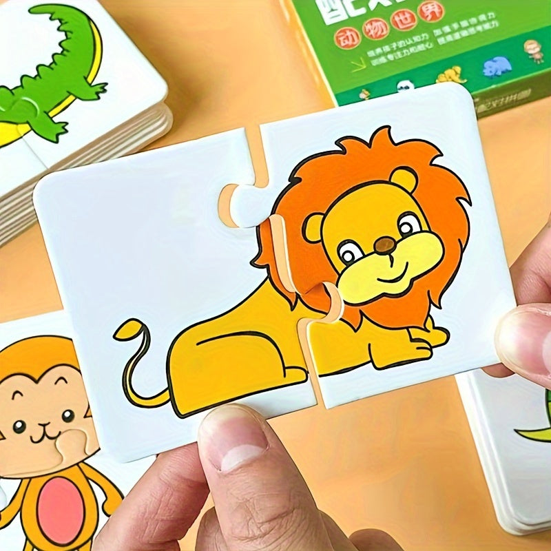 MatchCards - Animal and Fruit Theme Flash Cards for Children