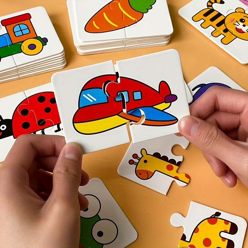 MatchCards - Animal and Fruit Theme Flash Cards for Children