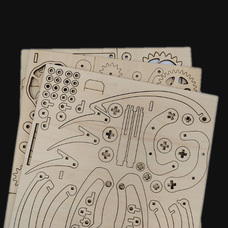 Mechanical 3D Wooden Hummingbird