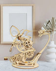 Mechanical 3D Wooden Hummingbird