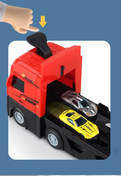 Mega Hauler Lorry with Detachable Race Track